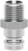Connection nipple type H, stainless steel