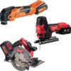 Cordless multifunction power tools and saws