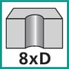 Indexable insert drills 8xD