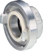 Solid fire hose coupling with inner thread STORZ