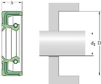 SKF Wellendichtring 50x72x8 HMSA10 V - Radialdichtung Mit Schutzlippe