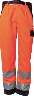 Radne hlače visoke vidljivosti (Hi-Vis), PLANAM, narančaste/navy, vel. 42