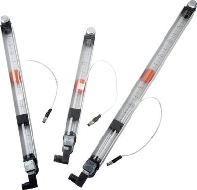 Oil level indicator with electrical oil level and temperature ...