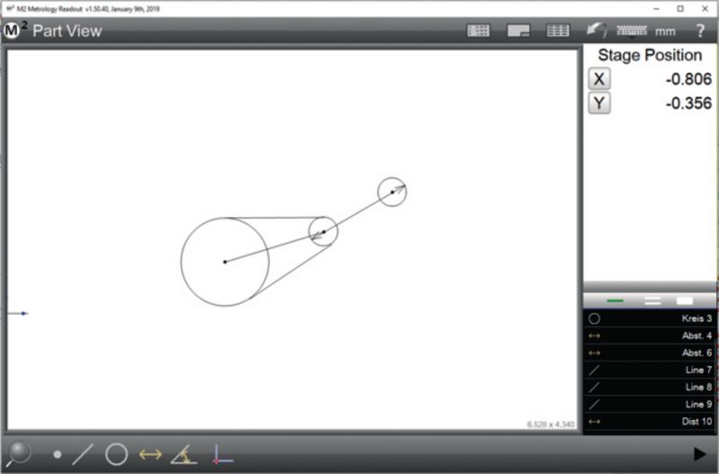 Logiciel de mesure géométrique MITUTOYO-M2 | BRW