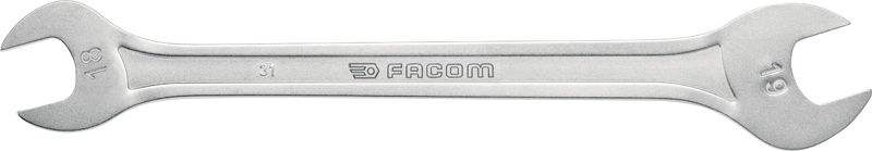 Clé à Fourche Facom FCM4467 - Double Embout 6 Et 7 Mm - Chrome Satiné - Pour Espaces Confinés