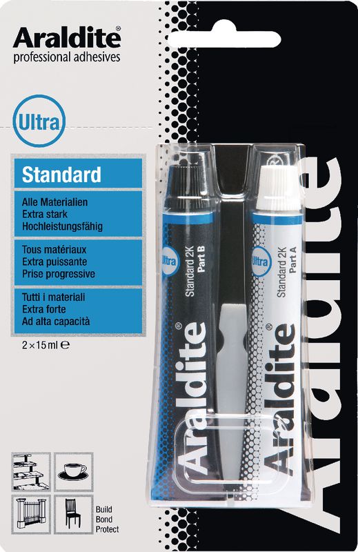Araldite - 2-K MMA-Klebstoffe, 2-K PUR-Klebstoff