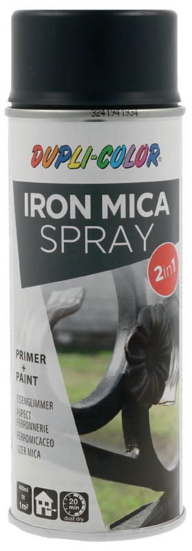Aerosolfarbe Iron Mica, Dunkelgrau – 400 Ml, Schnelltrocknend & Hochglänzend