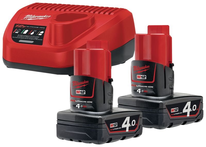 Akku-Starterset MILWAUKEE 12 V M12 | BRW-CH