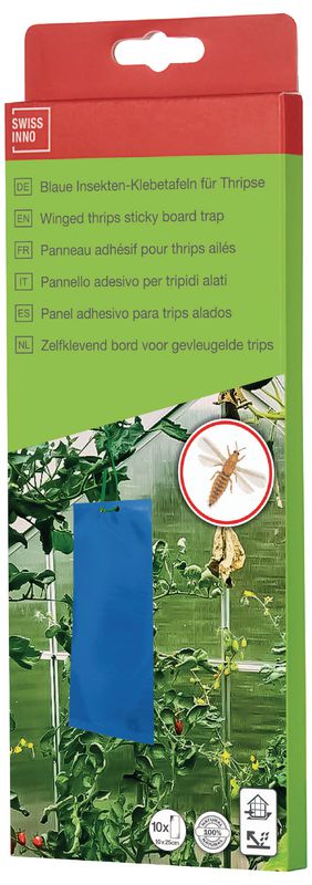 Blue insect sticky traps SWISSINNO Protection against thrips | BRW-CH