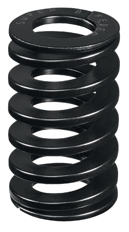 Druckfedern Federstahl 1x23x70mm - 5 Stück Schwarze Schraubenfedern