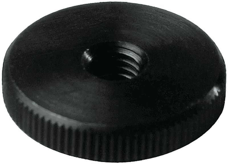 Produktbild von Flache Rändelmutter Runder Griff – GB807, Edelstahl/Kohlenstoffstahl, M2 Bis M12