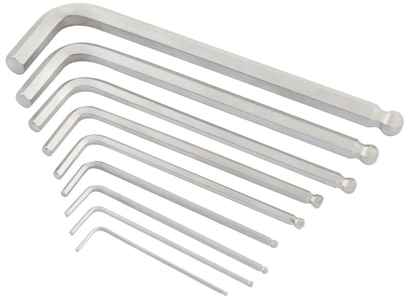 Allen key set KENDO with ball end, long version | BRW-CH