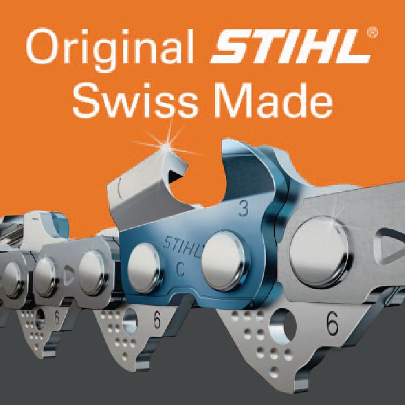 Stihl Sägekette 61 PMM3 55 – Teilung 3/8 Zoll, Stärke 0,1 Cm, Für 40,6 Cm Führungsschienen, 55 Treibglieder