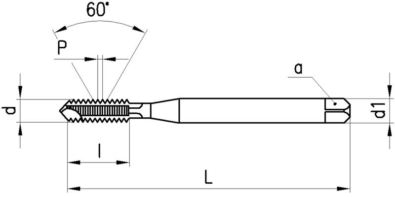 RUKO 230050 Handgewindebohrer 3teilig metrisch M5 x 0.80 Rechtsschneidend DIN 352 HSS 1 Set kaufen