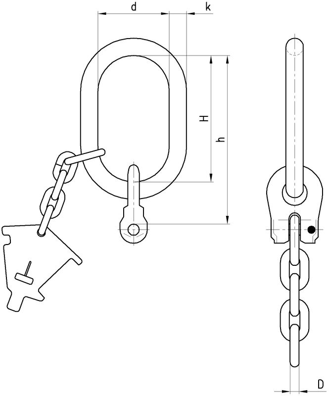 Made In Germany Kettengehänge Kettengehänge 1-Strang 10mm – EN 818-4, Tragfähigkeit 3,15t, Länge 5m, Mit Lasthaken & Sicherung Made In Germany Kettengehänge Kettengehänge 1-Strang 10mm – EN 818-4, Tragfähigkeit 3,15t, Länge 5m, Mit Lasthaken & Sicherung