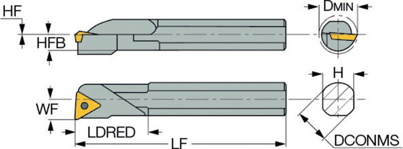 Bohrstangen STFCR/L Innendrehmeißel für Wendeplatten TCMT/0902../1102/16T3.. eBa Bohrstangen STFCR/L Innendrehmeißel für Wendeplatten TCMT/0902../1102/16T3.. eBa